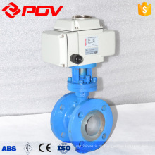 Motorized 10 inch double regulating Rigidity seal butterfly valve